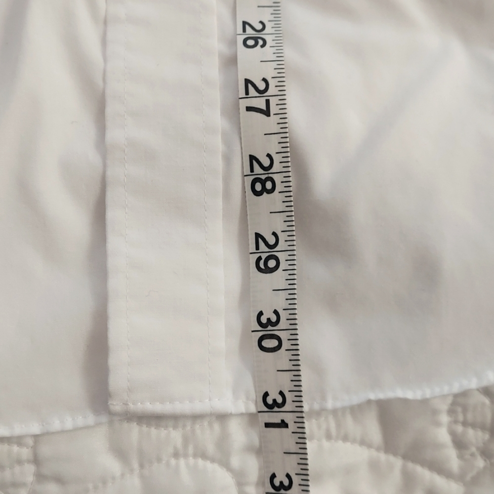 * Stafford Men's White Pleated Front On This Formal Dress Shirt, Size 16, EUC - Picture 6 of 6